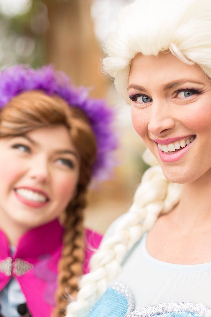 Elsa and anna party character for kids in dallas