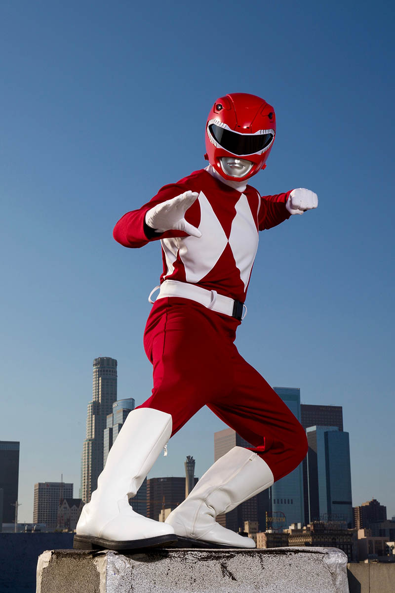 Superhero power ranger party character for kids in dallas