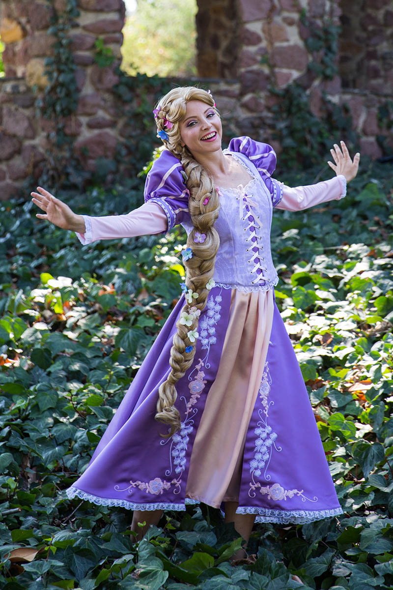 Rapunzel party character for kids in dallas